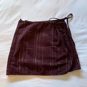 Beautiful Grade & Gather Maroon Skirt